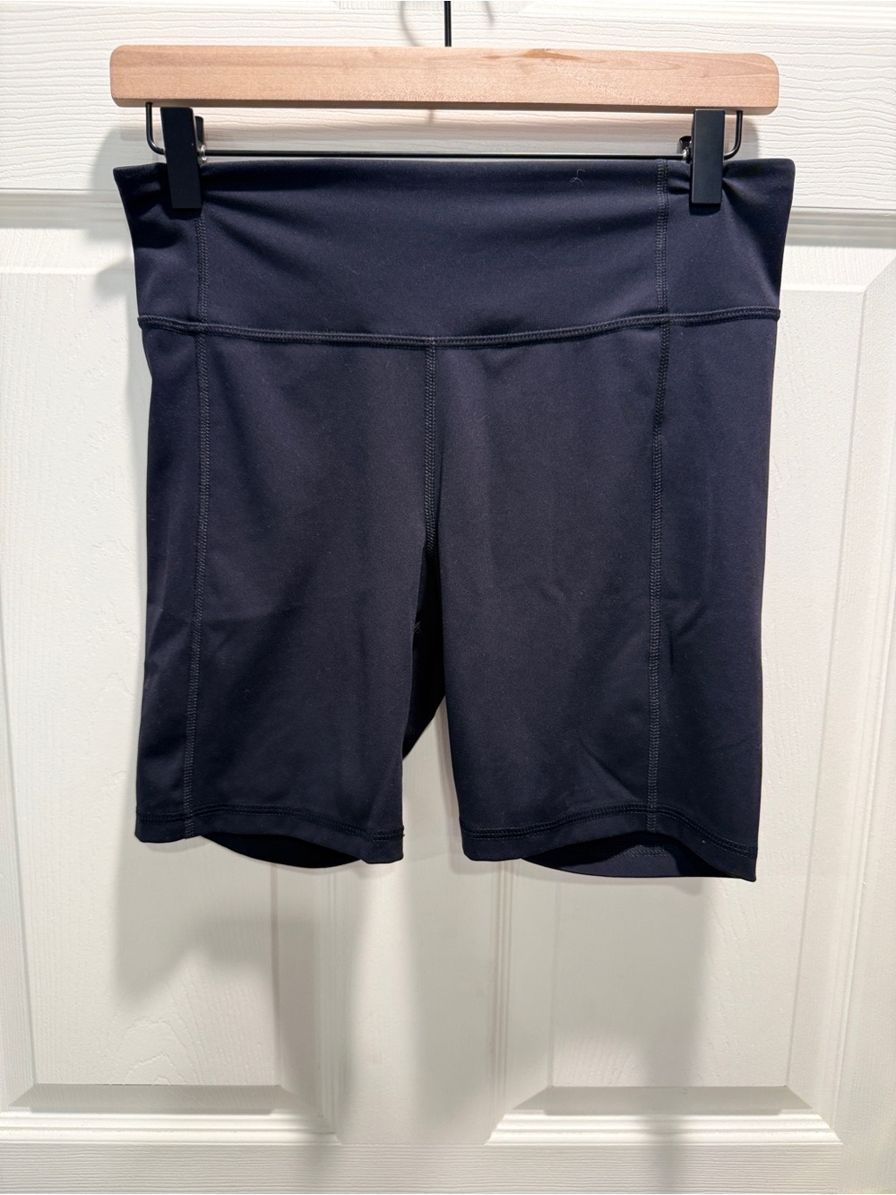All In Motion Black High Rise Bike Shorts Size M Athletic Yoga Activewear - Picture 3 of 8